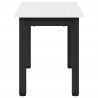 Stolik kawowy Biały 60 x 30 x 36 cm Lite drewno sosnowe