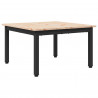 Stolik kawowy Naturalny 60 x 60 x 36 cm Lite drewno sosnowe