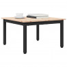 Stolik kawowy Naturalny 60 x 60 x 36 cm Lite drewno sosnowe