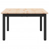 Stolik kawowy Naturalny 60 x 60 x 36 cm Lite drewno sosnowe