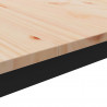 Stolik kawowy Naturalny 60 x 60 x 36 cm Lite drewno sosnowe