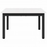 Stolik kawowy Biały 60 x 60 x 36 cm Lite drewno sosnowe