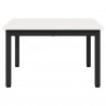 Stolik kawowy Biały 60 x 60 x 36 cm Lite drewno sosnowe