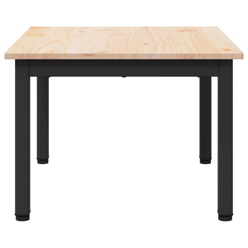Stolik kawowy Naturalny 60 x 50 x 36 cm Lite drewno sosnowe