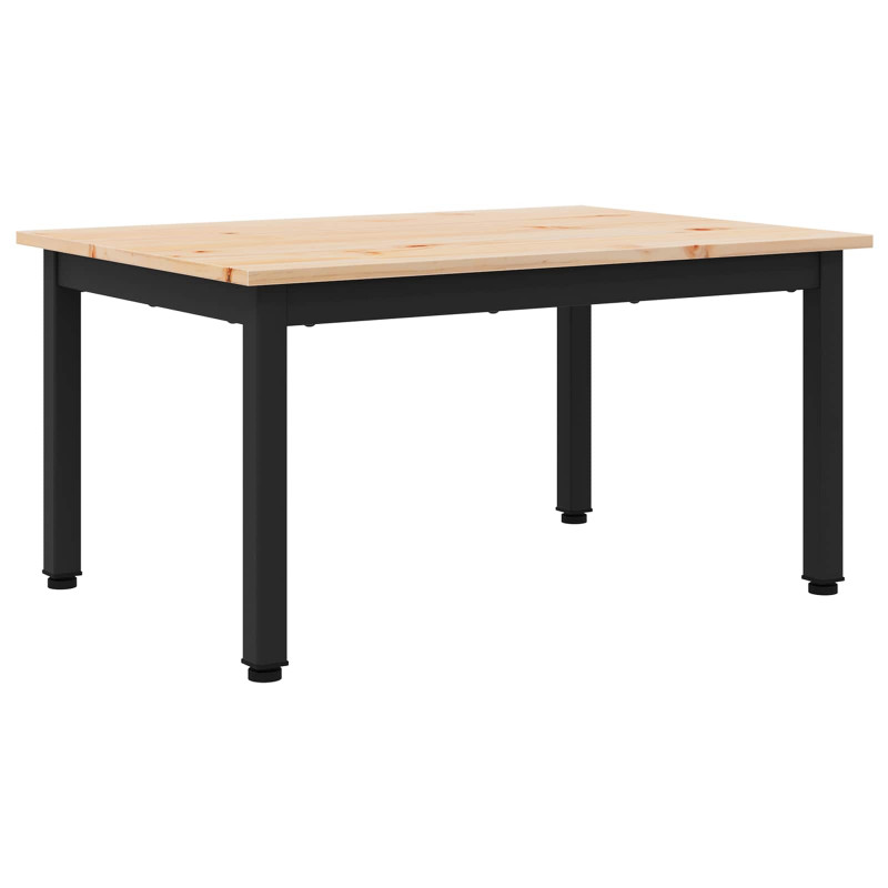 Stolik kawowy Naturalny 60 x 50 x 36 cm Lite drewno sosnowe