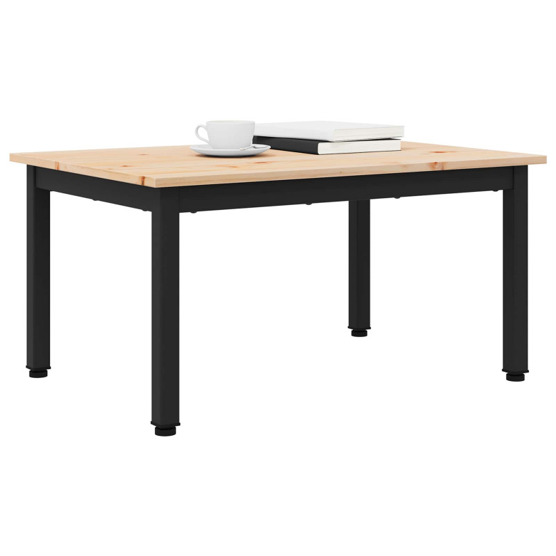 Stolik kawowy Naturalny 60 x 50 x 36 cm Lite drewno sosnowe