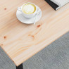 Stolik kawowy Naturalny 60 x 50 x 36 cm Lite drewno sosnowe