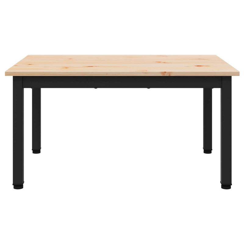 Stolik kawowy Naturalny 60 x 50 x 36 cm Lite drewno sosnowe