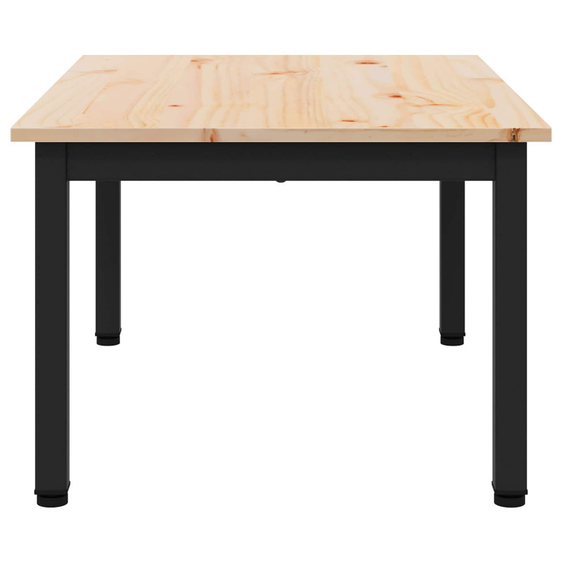 Stolik kawowy Naturalny 60 x 50 x 36 cm Lite drewno sosnowe