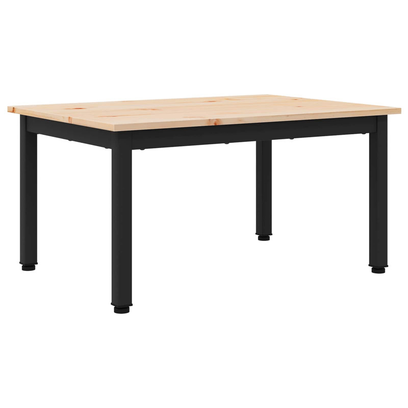 Stolik kawowy Naturalny 60 x 50 x 36 cm Lite drewno sosnowe