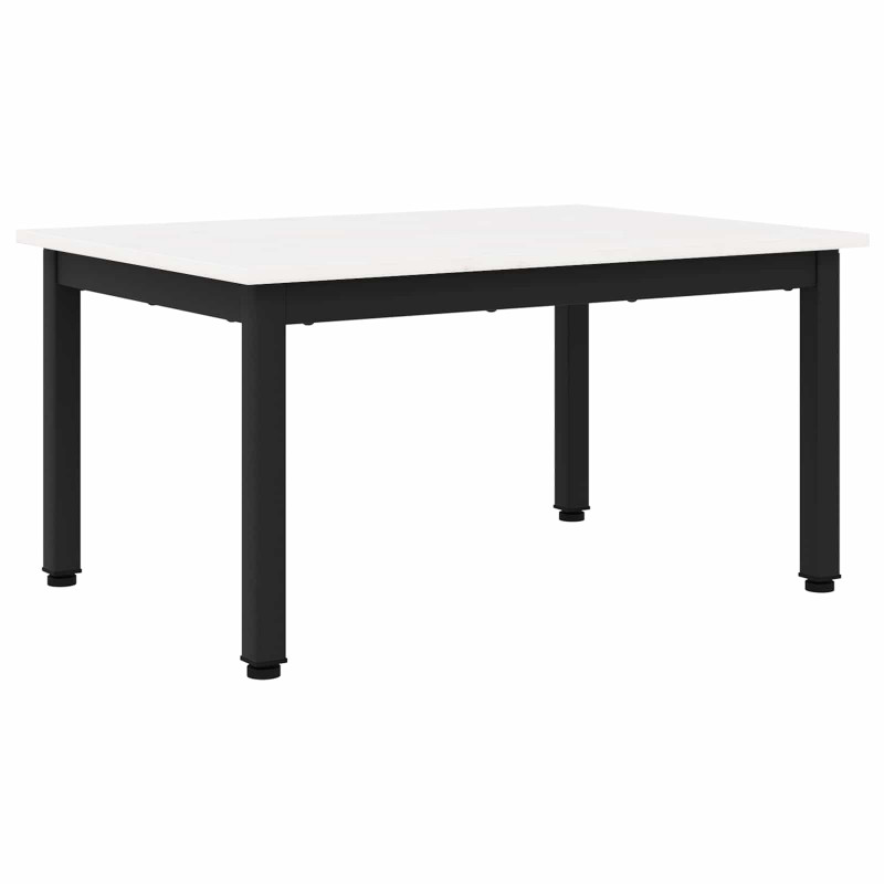 Stolik kawowy Biały 60 x 50 x 36 cm Lite drewno sosnowe