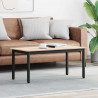 Stolik kawowy Naturalny 100 x 50 x 45 cm Lite drewno sosnowe