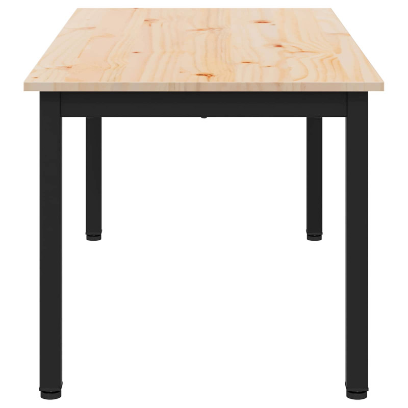 Stolik kawowy Naturalny 100 x 50 x 45 cm Lite drewno sosnowe