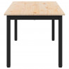 Stolik kawowy Naturalny 100 x 50 x 45 cm Lite drewno sosnowe