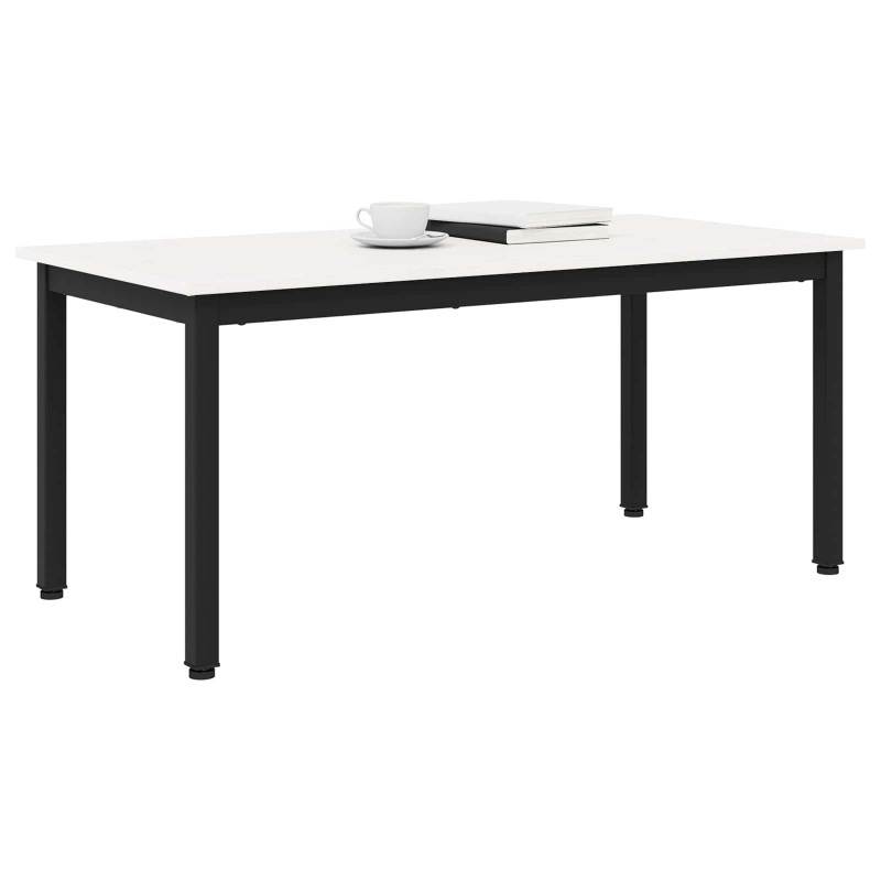 Stolik kawowy Biały 100 x 50 x 45 cm Lite drewno sosnowe