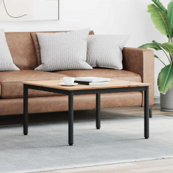 Stolik kawowy Naturalny 80 x 80 x 45 cm Lite drewno sosnowe
