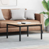 Stolik kawowy Naturalny 80 x 80 x 45 cm Lite drewno sosnowe