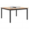 Stolik kawowy Naturalny 80 x 80 x 45 cm Lite drewno sosnowe