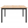 Stolik kawowy Naturalny 80 x 80 x 45 cm Lite drewno sosnowe