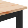 Stolik kawowy Naturalny 100 x 100 x 45 cm Lite drewno sosnowe