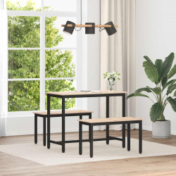 ławka Naturalny 80 x 35 x 45 cm Lite drewno sosnowe