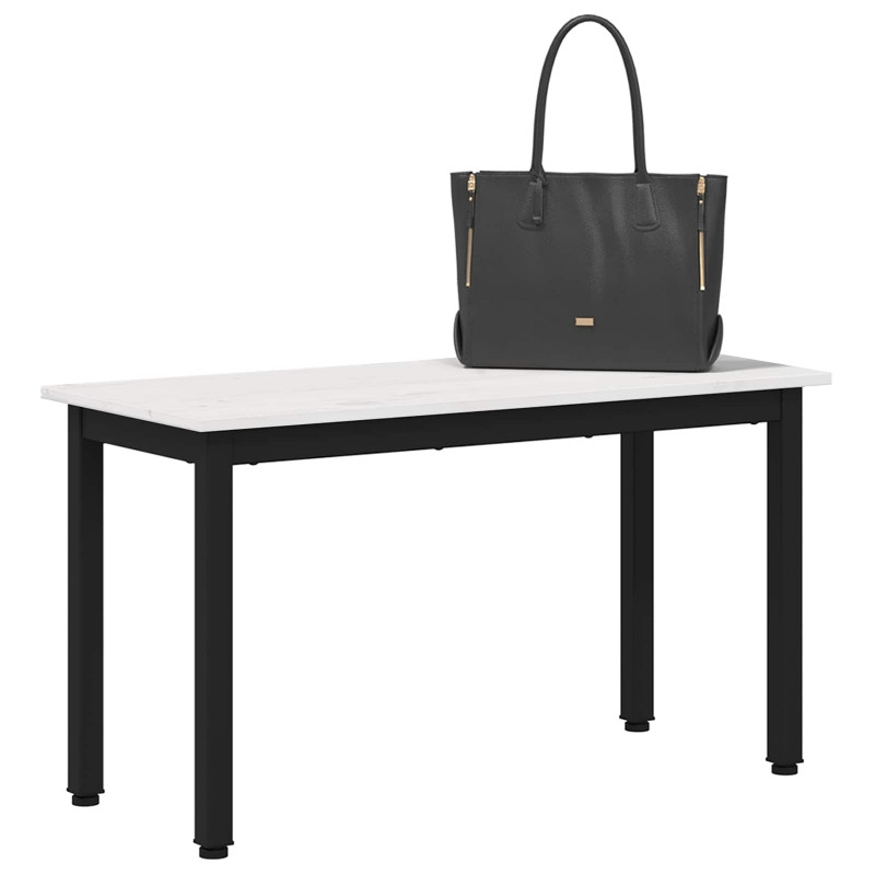 ławka Biały 80 x 35 x 45 cm Lite drewno sosnowe