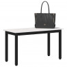 ławka Biały 80 x 35 x 45 cm Lite drewno sosnowe