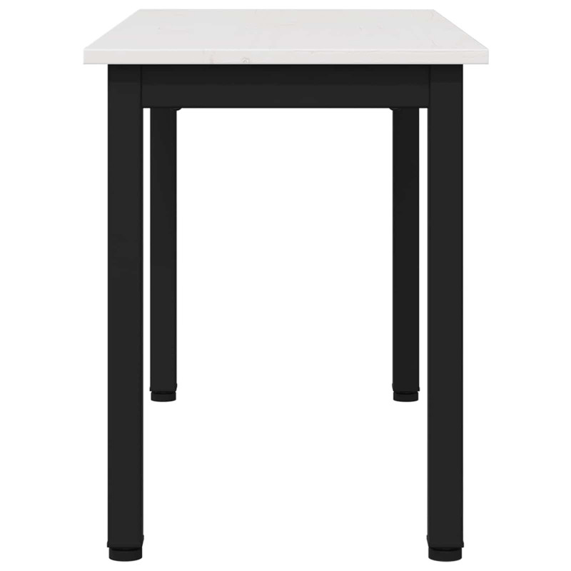 ławka Biały 80 x 35 x 45 cm Lite drewno sosnowe