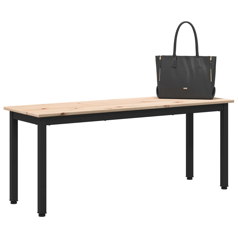 ławka Naturalny 110 x 35 x 45 cm Lite drewno sosnowe