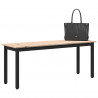 ławka Naturalny 110 x 35 x 45 cm Lite drewno sosnowe