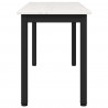 ławka Biały 110 x 35 x 45 cm Lite drewno sosnowe