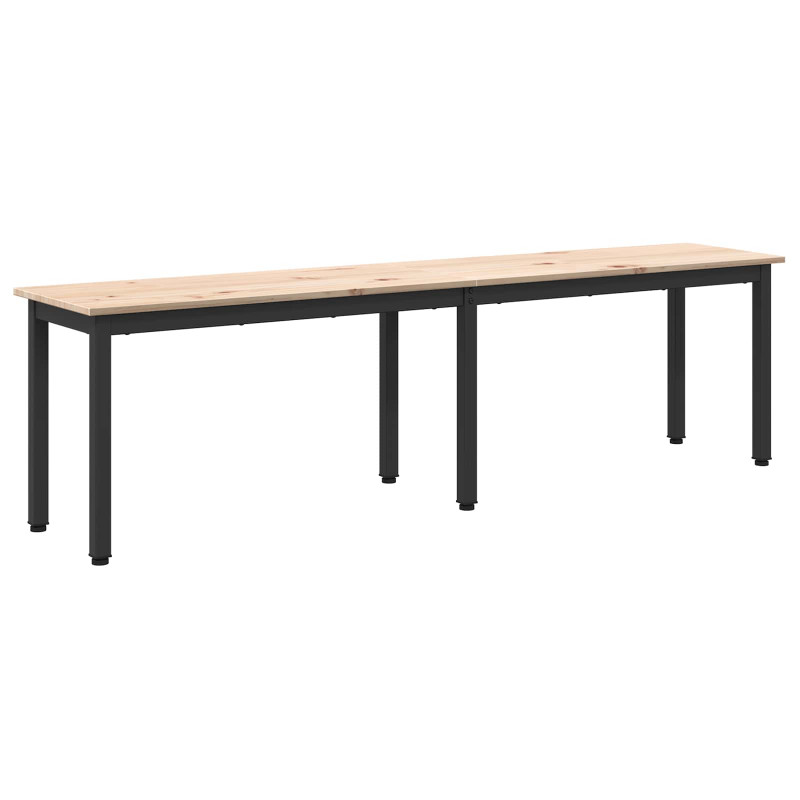 ławka Naturalny 160 x 35 x 45 cm Lite drewno sosnowe