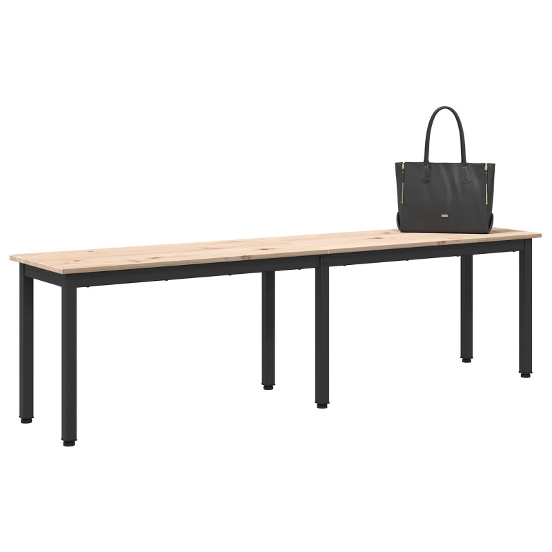 ławka Naturalny 160 x 35 x 45 cm Lite drewno sosnowe