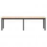 ławka Naturalny 160 x 35 x 45 cm Lite drewno sosnowe