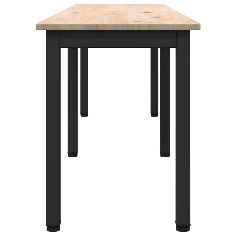 ławka Naturalny 160 x 35 x 45 cm Lite drewno sosnowe
