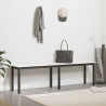 ławka Biały 160 x 35 x 45 cm Lite drewno sosnowe