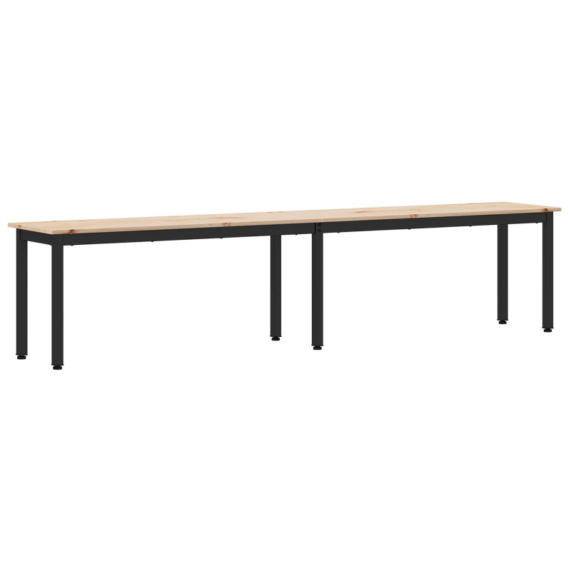 ławka Naturalny 200 x 35 x 45 cm Lite drewno sosnowe