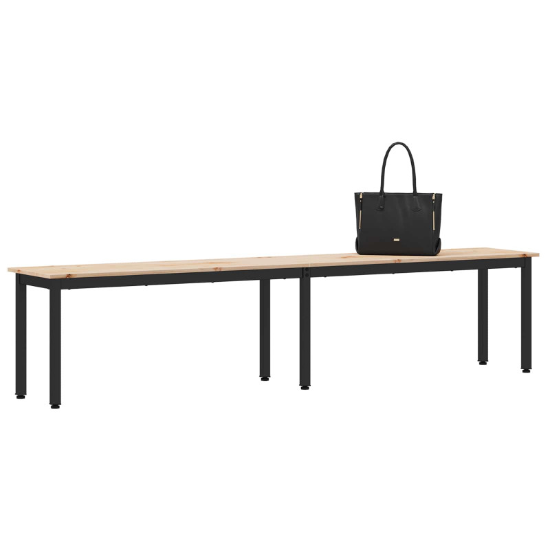 ławka Naturalny 200 x 35 x 45 cm Lite drewno sosnowe