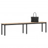 ławka Naturalny 200 x 35 x 45 cm Lite drewno sosnowe