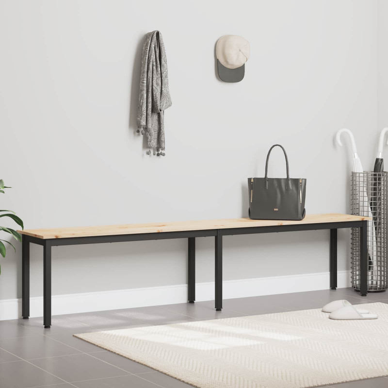ławka Naturalny 200 x 35 x 45 cm Lite drewno sosnowe