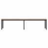 ławka Naturalny 200 x 35 x 45 cm Lite drewno sosnowe