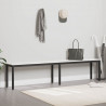 ławka Biały 200 x 35 x 45 cm Lite drewno sosnowe