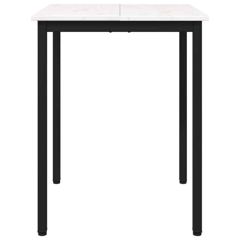 Stół jadalny Biały 60 x 60 x 75 cm Lite drewno sosnowe