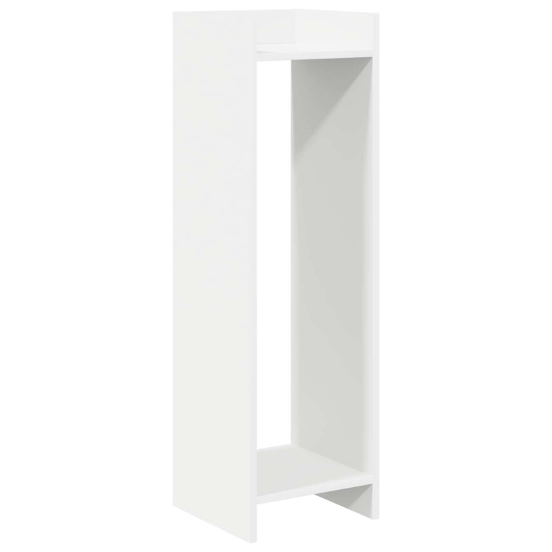 Stojak na rośliny z półką 2 pcs Biały 30 x 30 x 100 cm