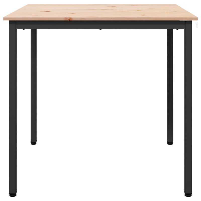 Stół jadalny Naturalny 80 x 80 x 75 cm Lite drewno sosnowe