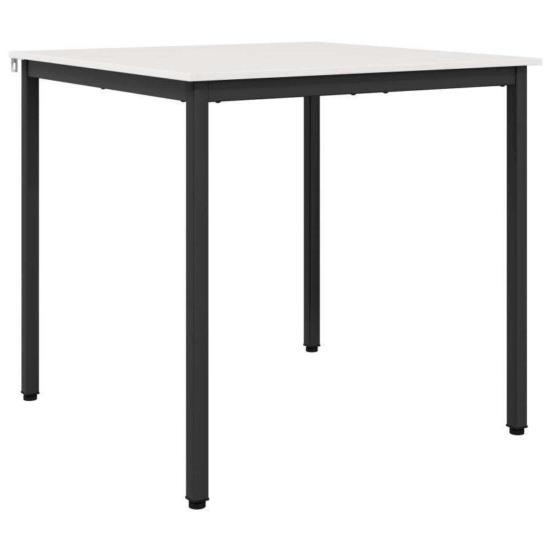 Stół jadalny Biały 80 x 80 x 75 cm Lite drewno sosnowe