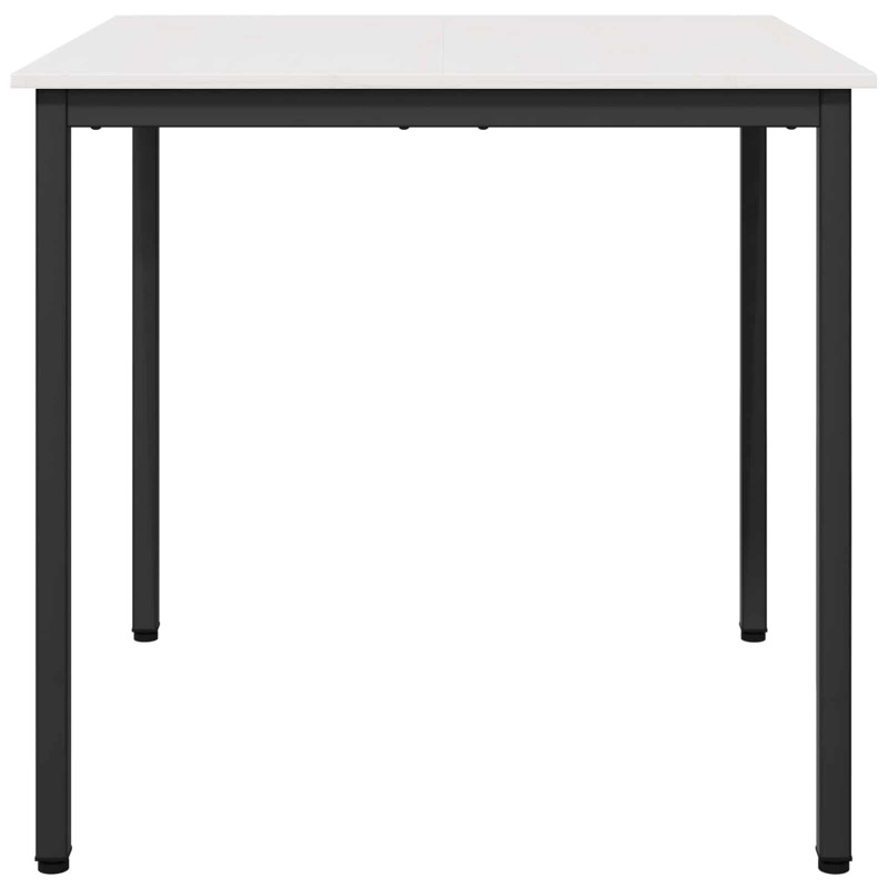 Stół jadalny Biały 80 x 80 x 75 cm Lite drewno sosnowe