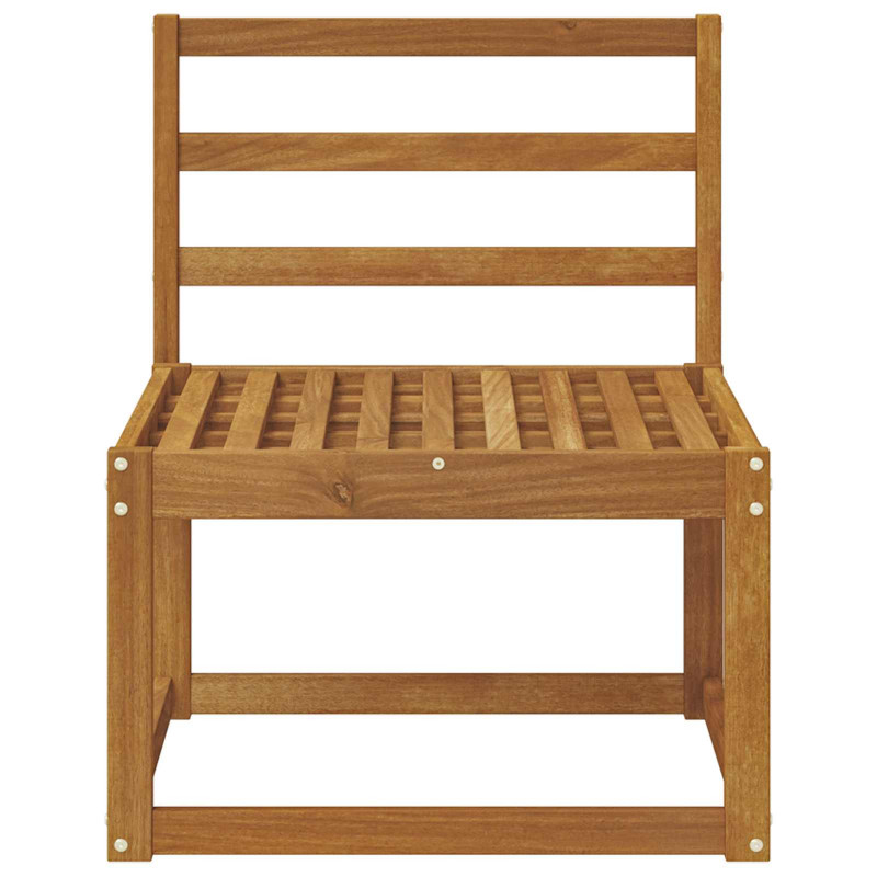 Środkowa sofa ogrodowa Lite Drewno Akacji Naturalny