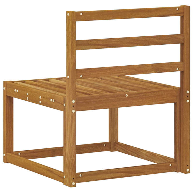 Środkowa sofa ogrodowa Lite Drewno Akacji Naturalny