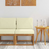 Środkowa sofa ogrodowa Lite Drewno Akacji